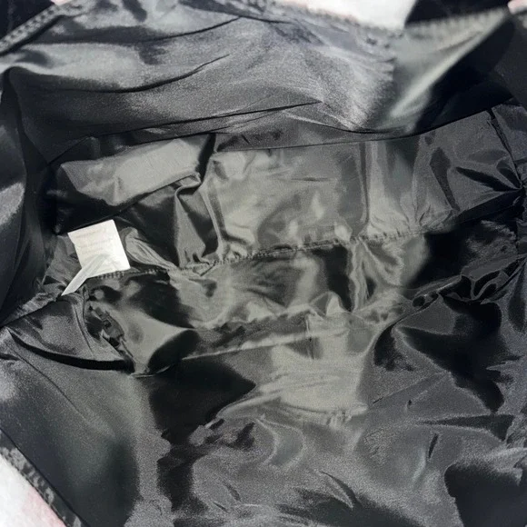 Victoria's Secret Beach Tote Women OS Pink White NWT Striped Terry Cloth Bag - Picture 4 of 5